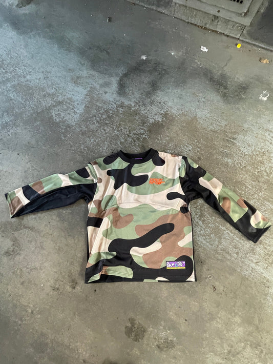 Multi Panel LS Mesh Jersey – Camouflage Purpill